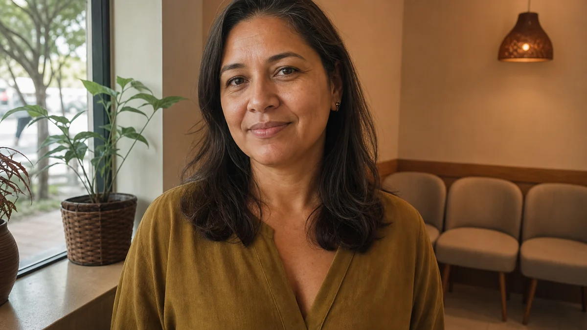 Paciente adulta com tratamento ortodôntico discreto na rotina — aparelho para adultos em BH