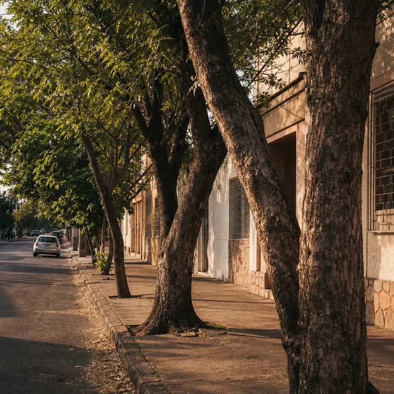 Rua arborizada do bairro Prado, Zona Oeste de Belo Horizonte — consultório odontológico Dentistas BH