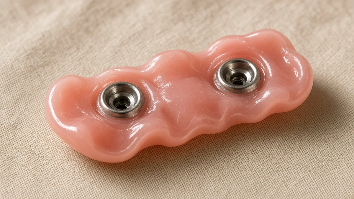 Overdenture com encaixes e prótese fixa sobre modelos. Dentistas BH, Prado, Belo Horizonte.