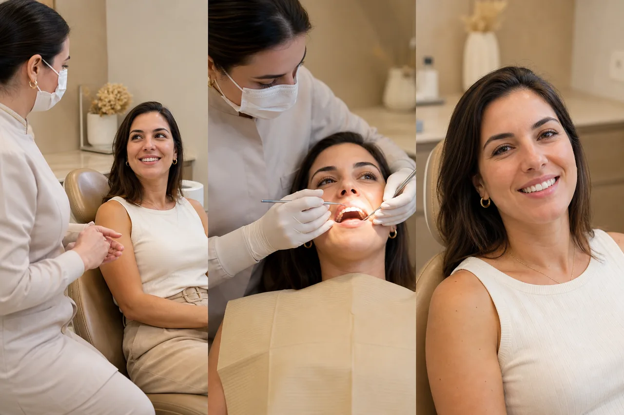 Sequência real no consultório: avaliação, procedimento com a Dra. Aline e reabilitação — implante dentário no Prado, BH