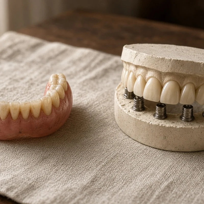Trocar a dentadura por prótese fixa: o que muda o orçamento — Dentistas BH, Prado, Belo Horizonte