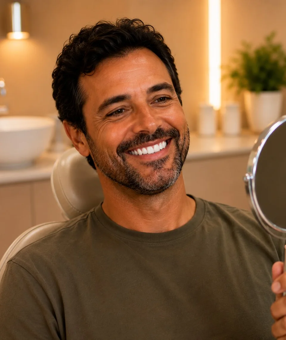 Patrícia — reforço do sorriso final, natural e alinhado ao rosto